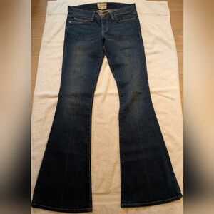 Current/Elliott Dark Blue Women's Flared Jeans